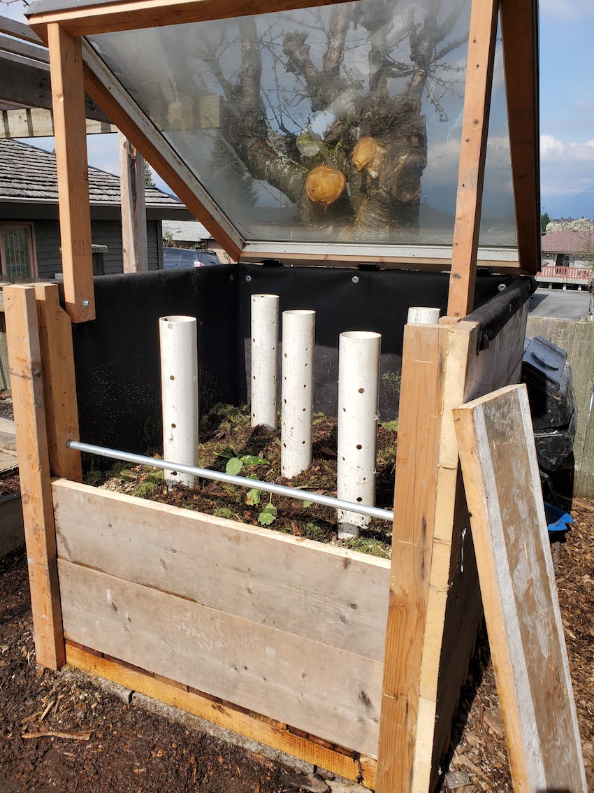 finished johnson-su composting bioreactor